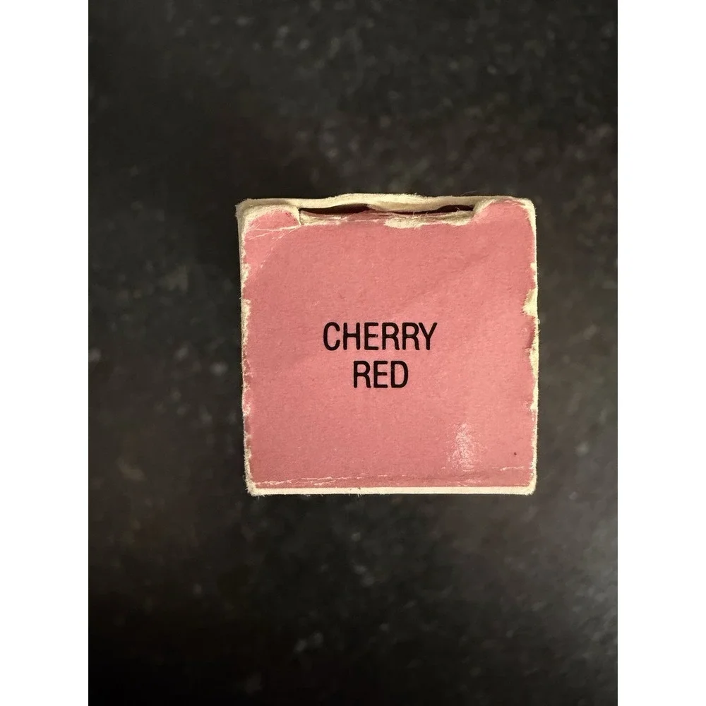 Vtg‎ New In Box Mary Kay Lasting Color Lipstick CHERRY RED 🍒 0.14oz NOS